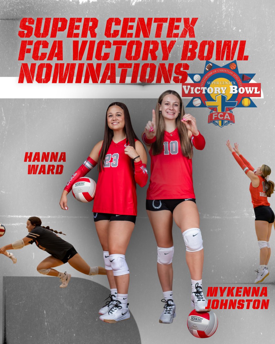 Congratulations to <a href="/hannaward2025/">Hanna Ward</a> and <a href="/MyKennaJohnston/">MyKenna Johnston</a> for being nominated to play in the 2025 Super Centex FCA Victory Bowl! The Victory Bowl match will be held Saturday, May 31st.