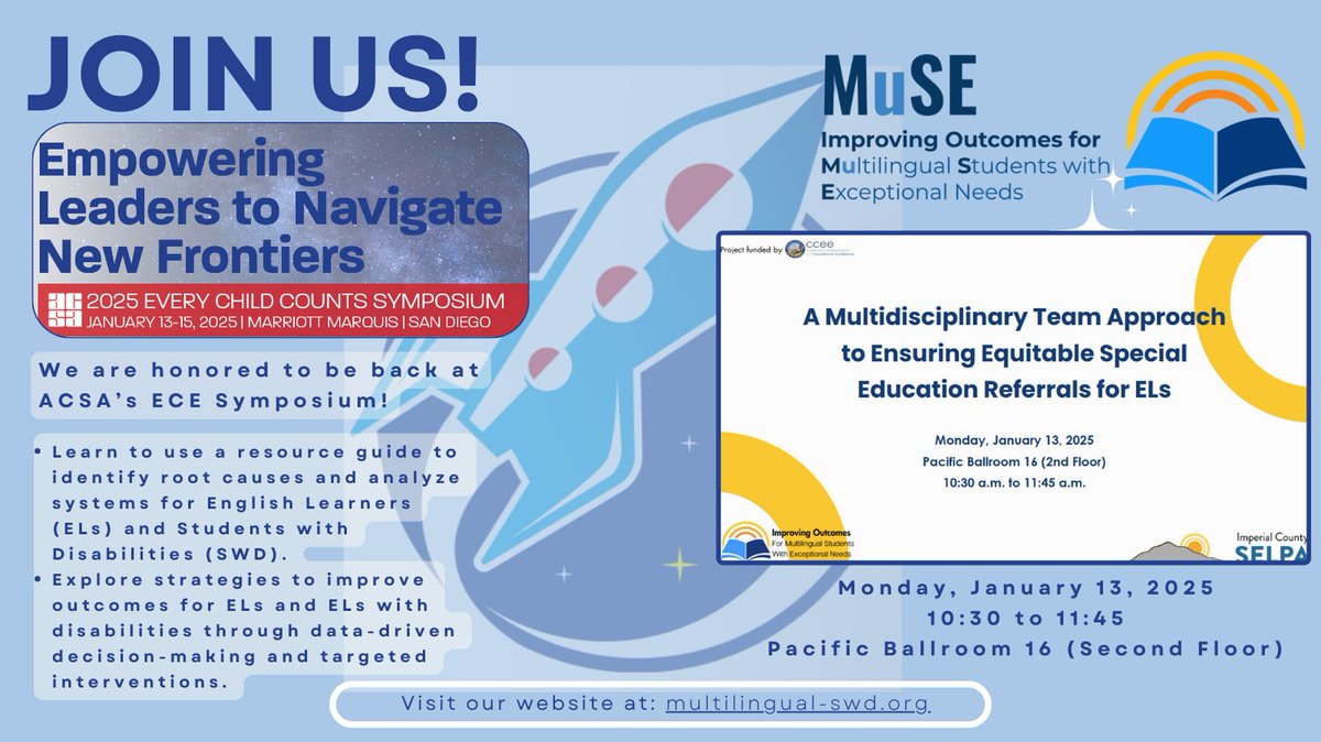 MuSE - Multilingual Students w/Exceptional Needs tweet media