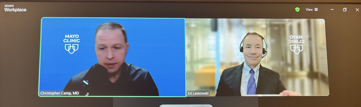 Had a fantastic time discussing physical activity as the greatest “medicine” for improving lifespan and healthspan with <a href="/ChrisCampMD/">Christopher Camp, MD</a>!  There is no greater intervention we can make to improve physical &amp; mental health! <a href="/MayoClinic/">Mayo Clinic</a> <a href="/mayoclinicsport/">Mayo Clinic Orthopedics and Sports Medicine</a> <a href="/aossm1972/">AOSSM</a> <a href="/TheAMSSM/">AMSSM</a> <a href="/ACSMNews/">American College of Sports Medicine</a>