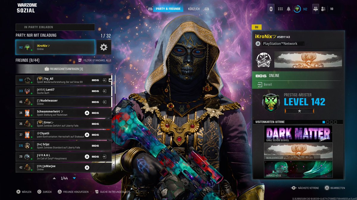 Prestige Master ✅

Dark Matter ✅

Nebula ✅