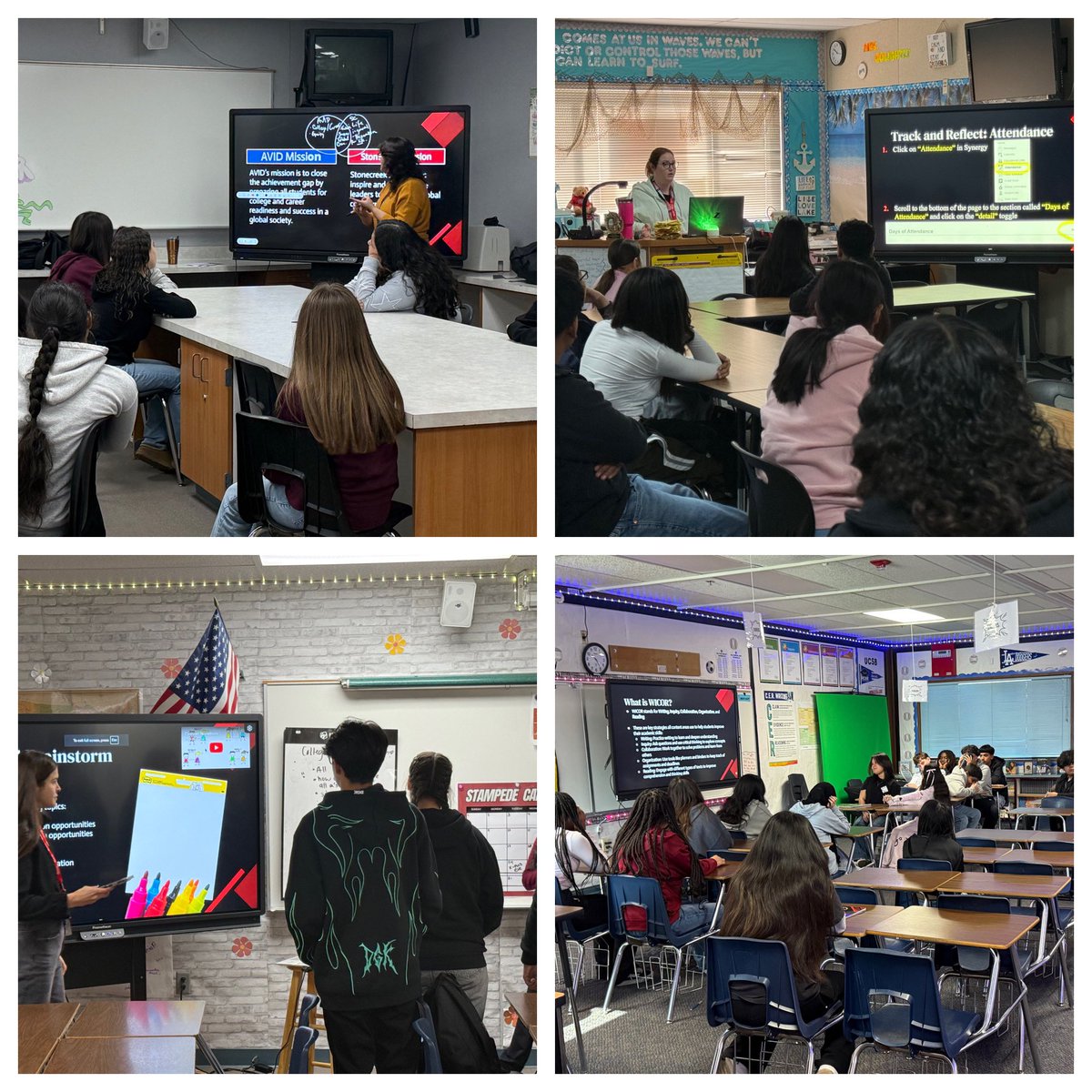 Our first week back from break means it’s time for “Welcome Back Week”. Students and staff participated in days of revisiting #StampedeWay expectations, lessons for success in homeroom, and even some homeroom games. #ThisIsAVID #StampedePride #PBIS #StonecreekStampede #PBVUSD