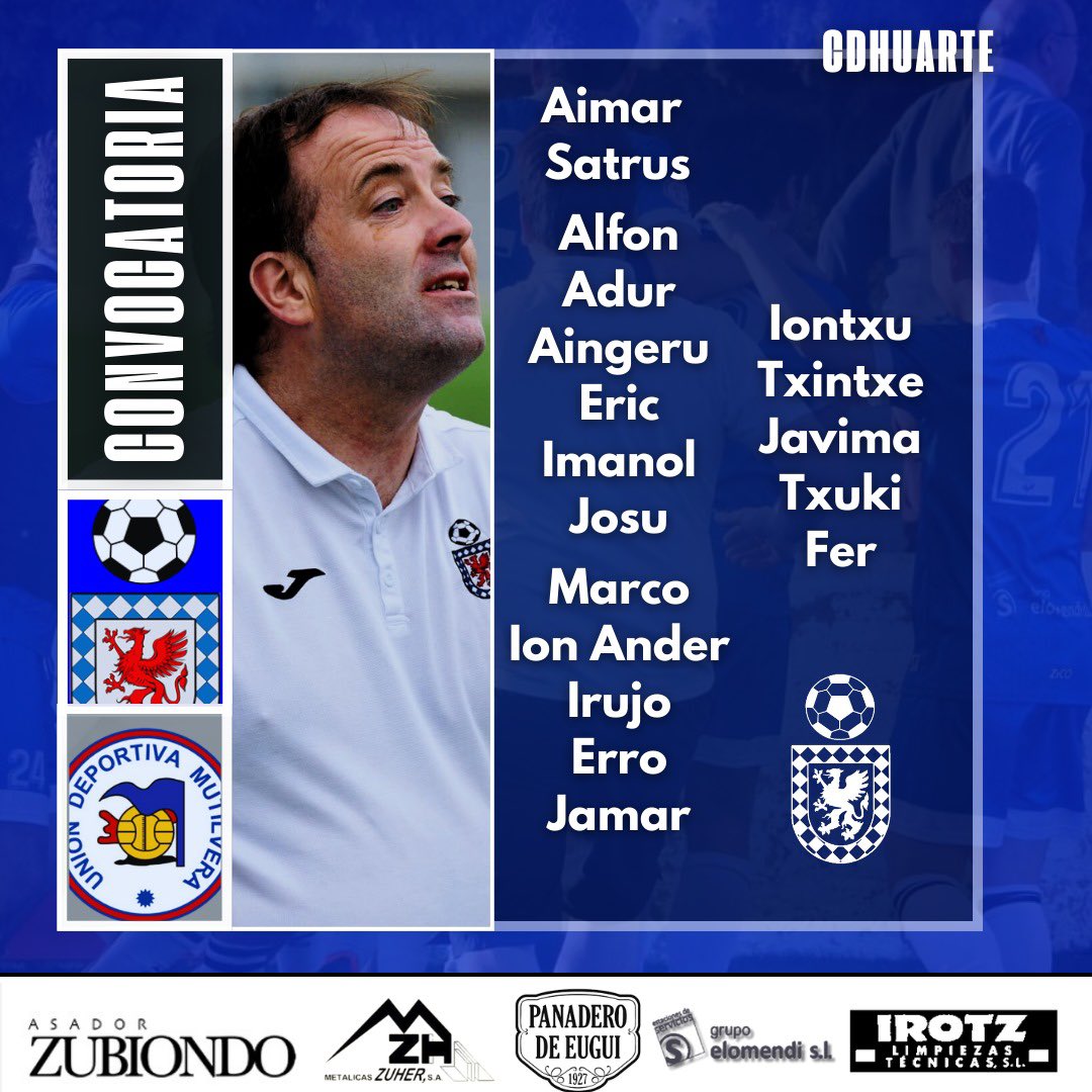 CD_HUARTE's tweet photo. ��� La 𝗖𝗢𝗡𝗩𝗢 de @pep10sanchez para el #HuarteMutilvera ⚽️🤘

#TodoAlAzul | #TerceraRFEF 🏆 https://t.co/pX8M6KVYe8