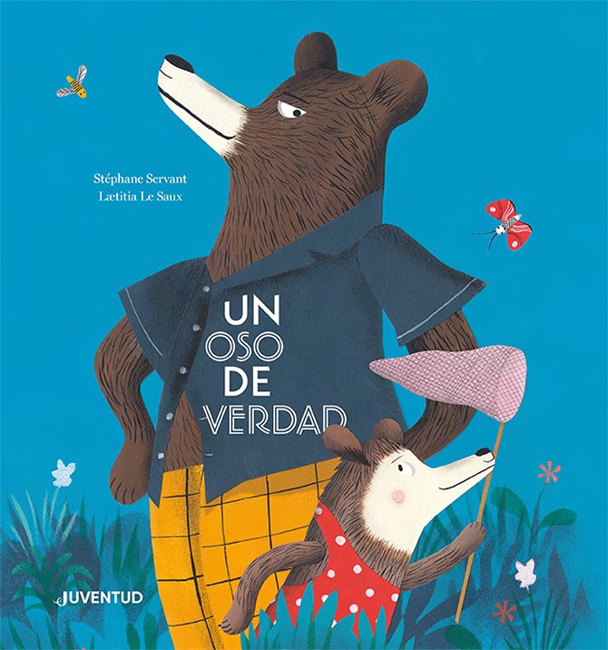 Buenas noches de #cuento La familia Oso va al bosque.
Papá Oso quiere correr, saltar y luchar contra cocodrilos, pero Osito prefiere mirar las mariposas. Papá Oso quiere demostrarle qué es un oso de verdad. Un oso de verdad nunca llora ni tiene miedo… ¿o sí?
<a href="/EdJuventud/">Editorial Juventud</a> 
#PazYa