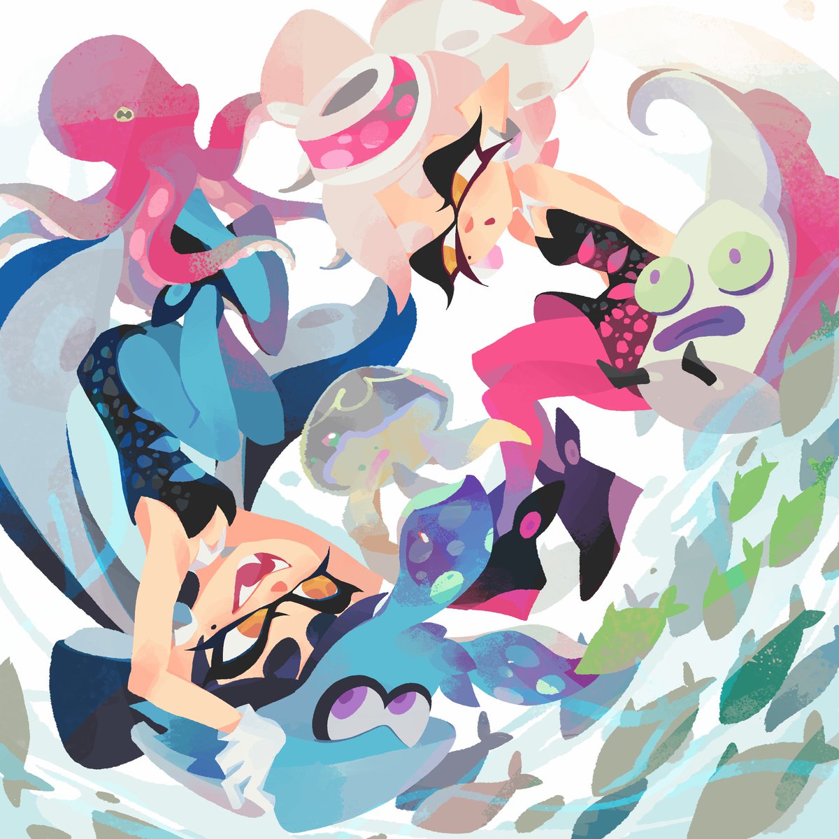 🌟 Charity Announcement!  💫 The Squid Sisters' Backstage Crew is thrilled to announce that our proceeds will be donated to Gray’s Reef National Marine Sanctuary Foundation.  

🦑 Pre0rders for Tidal Rush Zine begin in A WEEK! Stay Fresh! #Splatoon