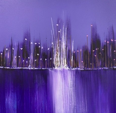 #lacouleurdumois #violet #alainbanceartiste #artabstrait #peinture