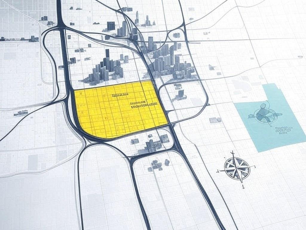 Grok helped me put the amount of carnage in LA into perspective. Here is what 20,000 acres looks like superimposed upon Indianapolis, practically 1/4 of the city inside the beltway would be gone.
