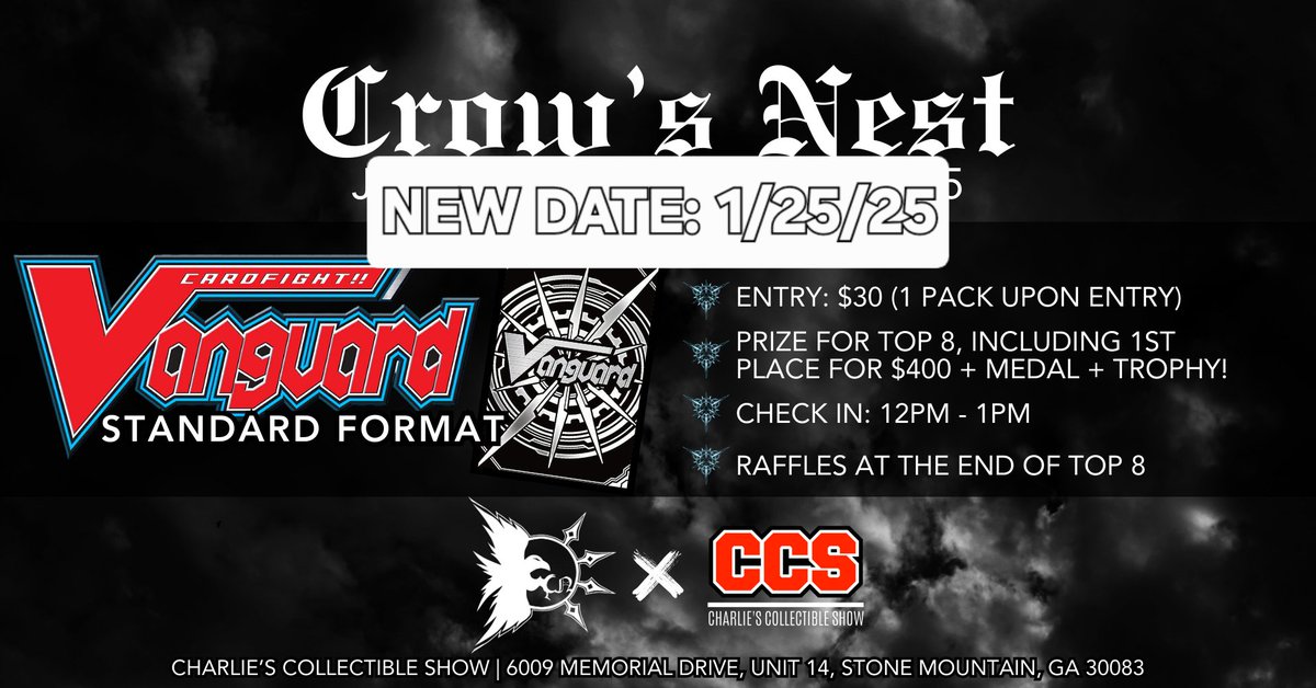 crowtrickster's tweet image. UPDATE! JANUARY 25TH see you guys there! I have some plans in mind to make this event even better and worth the time coming out 😁 thank you all for your support!