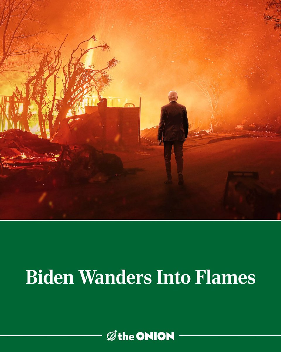Biden Wanders Into Flames