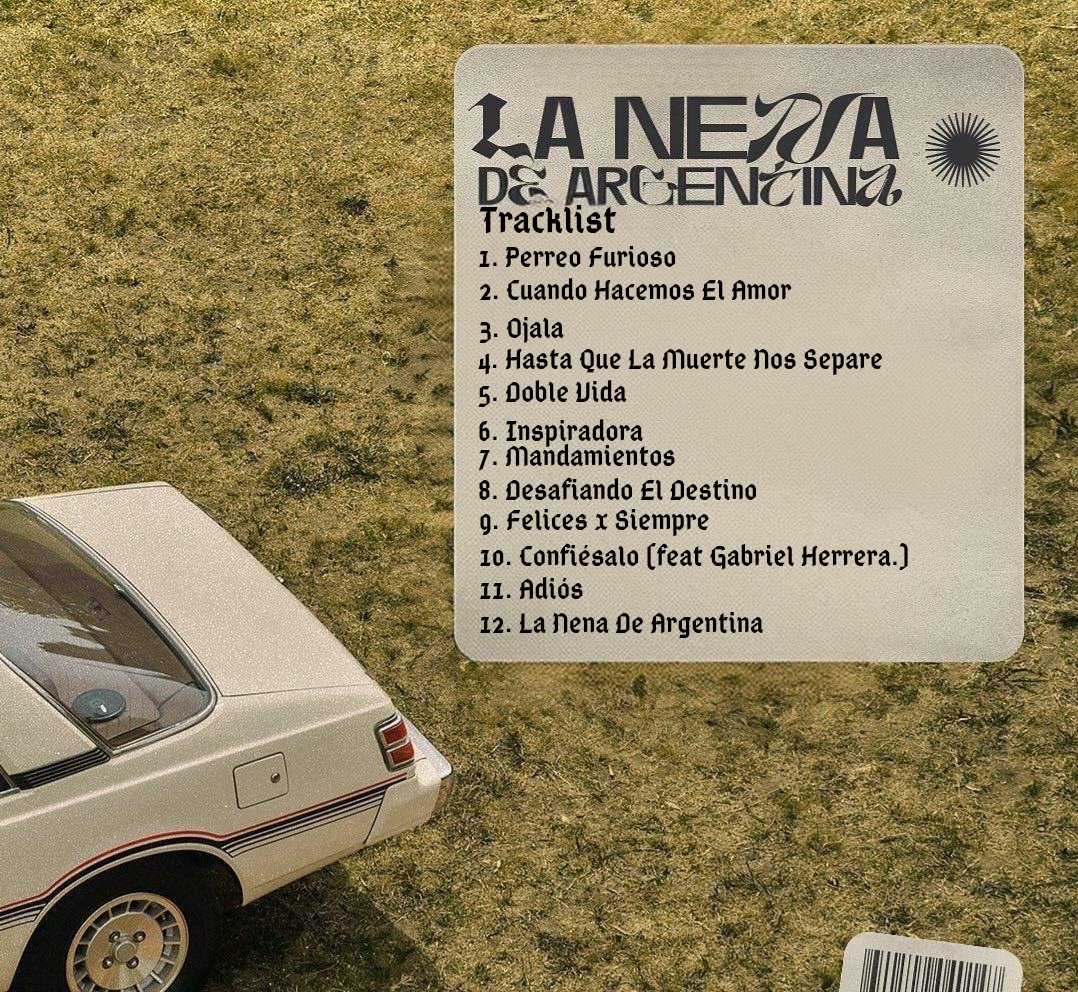 ᅠ

⠀⠀⠀⠀➤ ❝La Nena De Argentina ❞
⠀⠀⠀⠀⟳ NEW ALBUM ; OUT SOON
ᅠᅠᅠᅠᅠᅠᅠᅠᅠᅠᅠᅠᅠᅠᅠᅠᅠᅠᅠᅠᅠᅠᅠᅠᅠᅠᅠᅠᅠᅠᅠᅠᅠᅠᅠᅠᅠᅠ