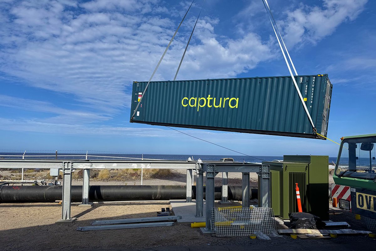 Kona Kiloton Plant Update: This week, we received delivery of the final subsystem for our pilot in Hawaii - all components of our #DirectOceanCapture process are now on-site! Installation will continue through January, with plant commissioning due to start later this month.