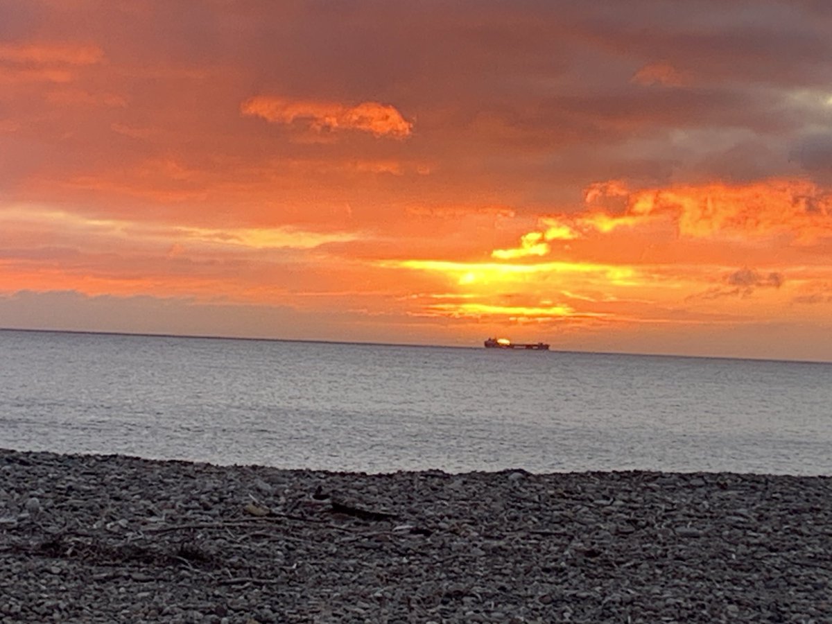 Nice sunset in BSG #nlwx