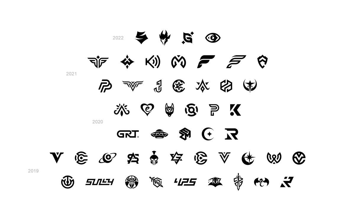 These are some unposted logos I made from a few years ago in chronological order (new to old). Still taking commissions, hml.