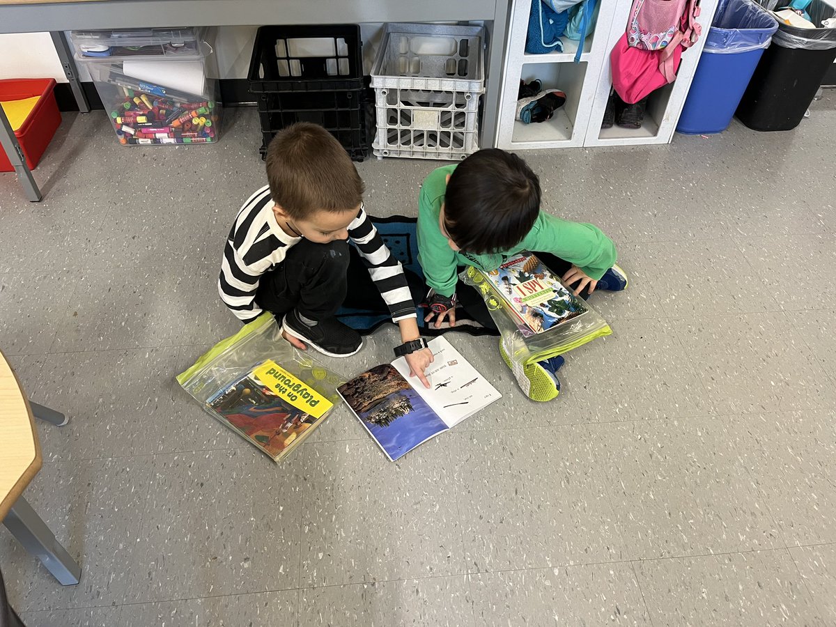 Fridays are for reading with a partner! @westbedfordPP_6