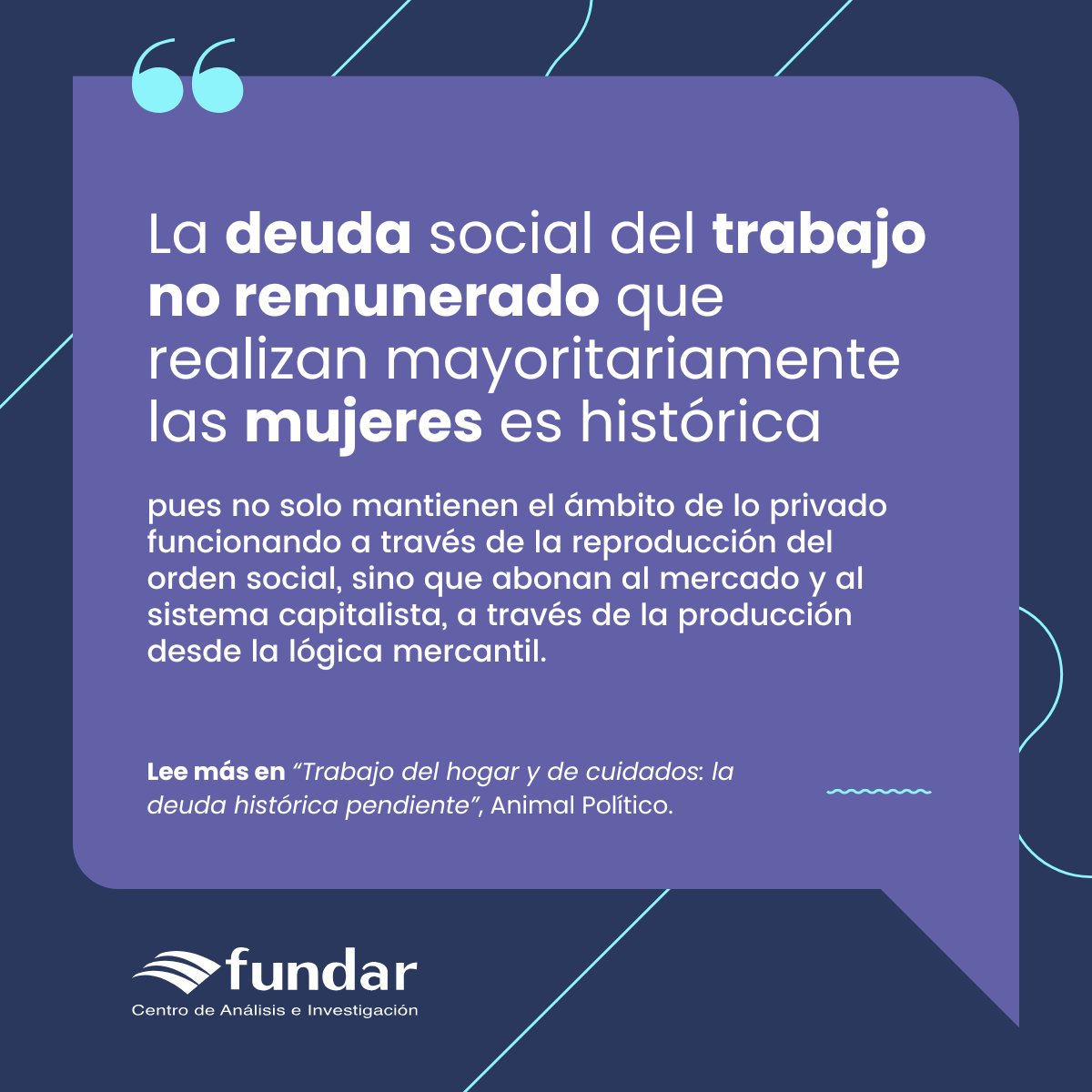 El trabajo de cuidados que realizan las mujeres ♀️ representa el 27% del PIB, más que la industria manufacturera o el comercio. Reconocer su aporte permite impulsar acciones concretas para fomentar la corresponsabilidad de los hombres: s.mtrbio.com/bybyotjatt