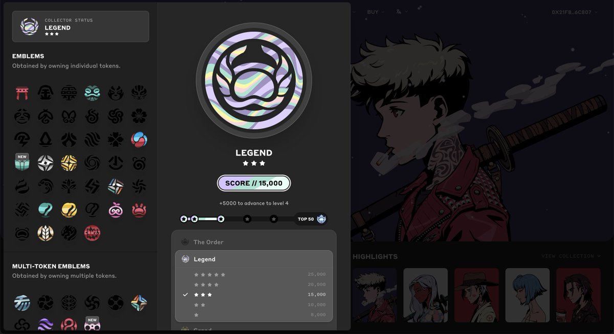 SteveG60117's tweet image. NGL, the last 12 hours were rough as hell…

Dropped to Tier 2 legend after making a sale, felt poor AF all night. Couldn’t take it, reshuffled, secured another fusion emblem, and we’re back to Tier 3.

Being under Tier 3 with AnimeCoin around the corner? Couldn’t be me.