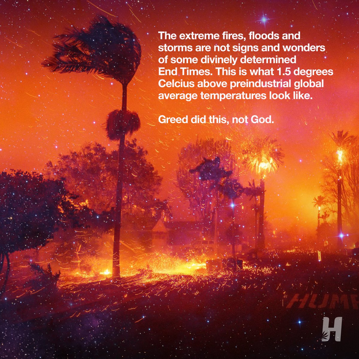 Our thoughts are with our friends in Los Angeles and throughout California as wildfires rage and evacuation warnings mount. Stay safe.
.
It's nature's way of telling us something's wrong.
.
#CaliforniaFires #ClimateAction #ClimateEmergency #WildfireSafety #LAFires #ClimateChange