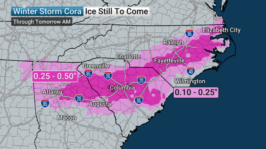 mikebettes's tweet photo. What to expect the rest of the way with Winter Storm #Cora https://t.co/tjpEiJXdo7