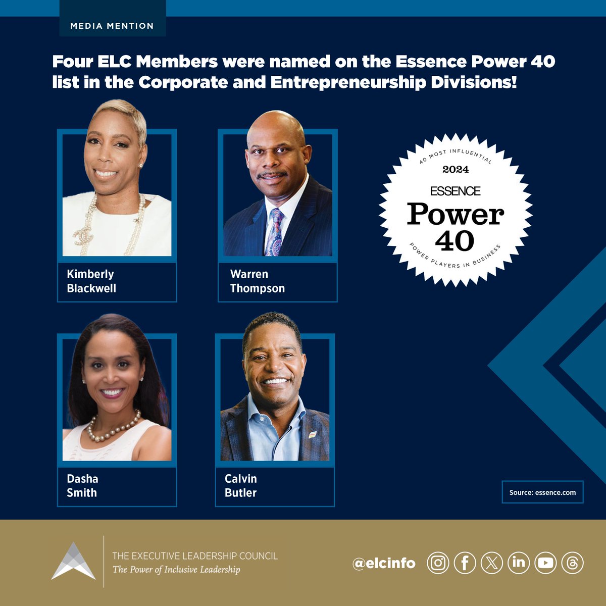 The Executive Leadership Council tweet media