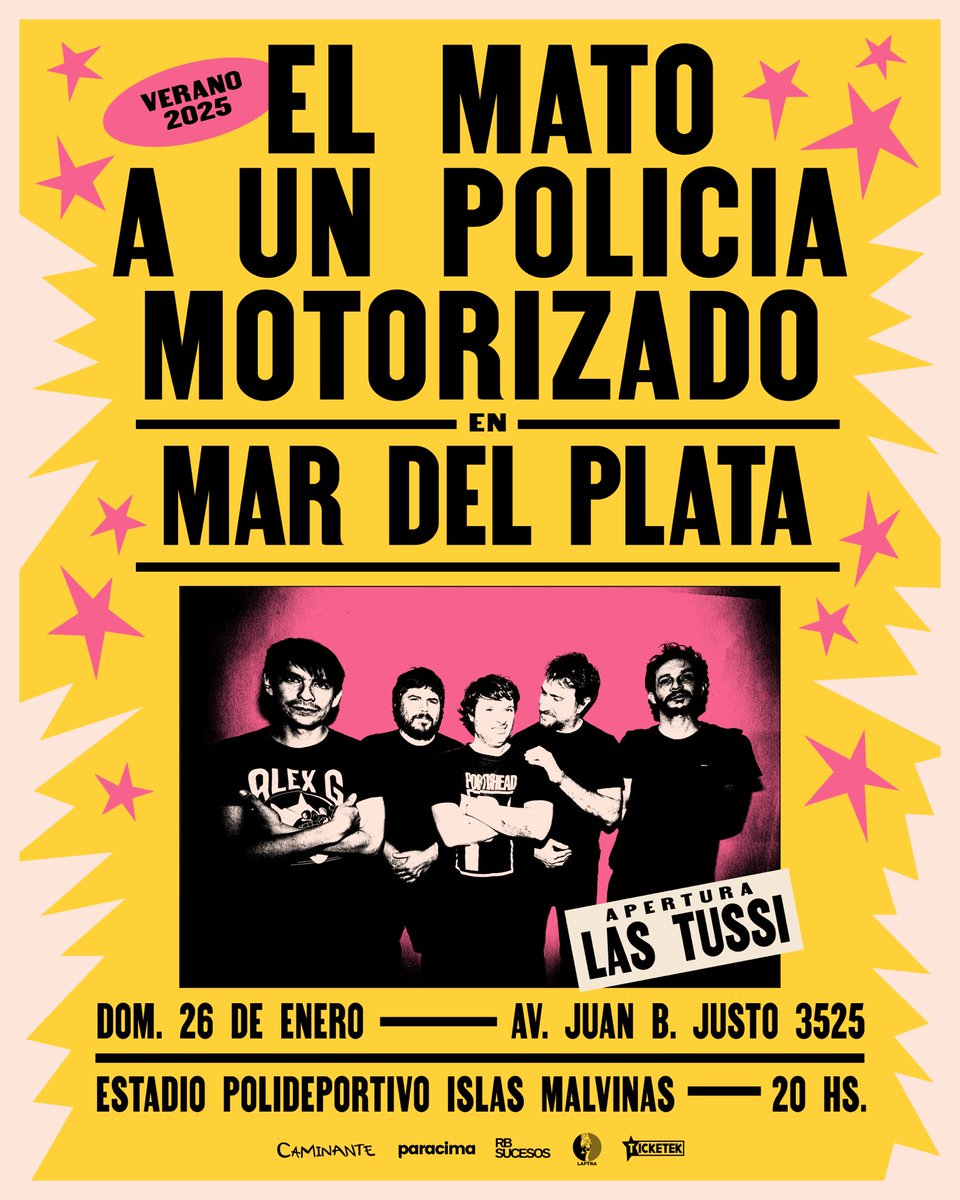 Las tussi (@lastussi) on Twitter photo Salimosssss ❤️🔥❤️🔥❤️🔥
26/1 junto a <a href="/ElMato/">El mato a un policia motorizado</a> en Mar del Plata
Entradas en el link de la bio Salimosssss ❤️🔥❤️🔥❤️🔥
26/1 junto a <a href="/ElMato/">El mato a un policia motorizado</a> en Mar del Plata
Entradas en el link de la bio
