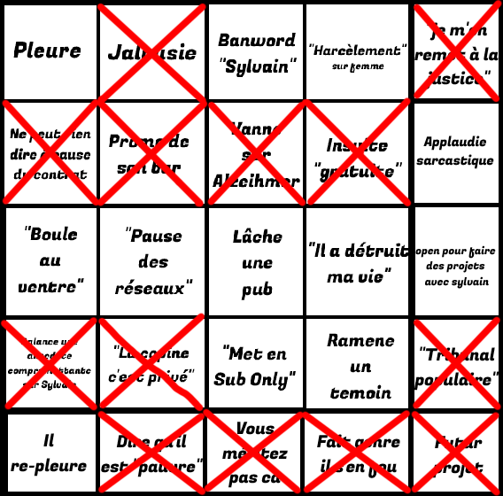 vesking_'s tweet photo. Bingo pas fini malheureusement 😕 #PierreGarnier #sylvain https://t.co/WCkj3huFSc