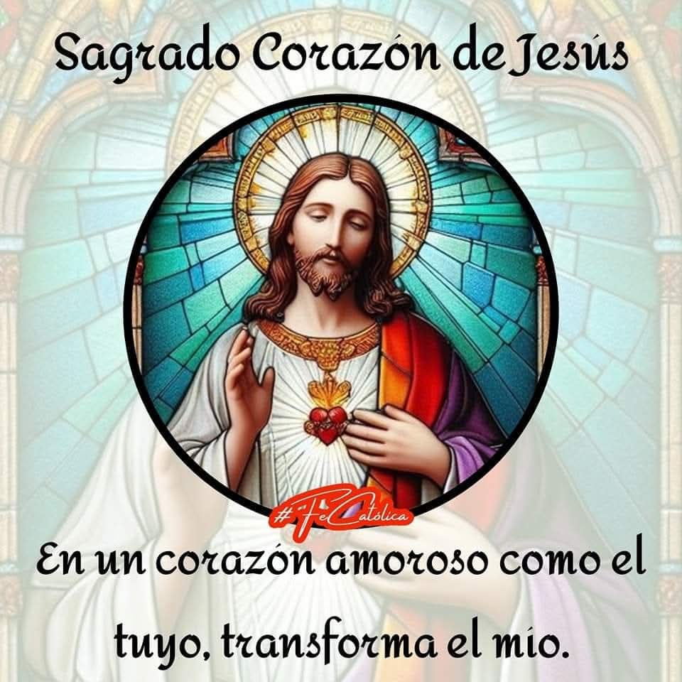 IngTre's tweet image. Sagrado Corazón de Jesús, Tú lo sabes,
Sagrado Corazón de Jesús, Tú puedes,
Sagrado Corazón de Jesús, Tú miras,
Sagrado Corazón de Jesús, Tú provees.
Señor, si Tú quieres, puedes curarme.
Señor, Yo creo, pero AUMENTA mi FE.