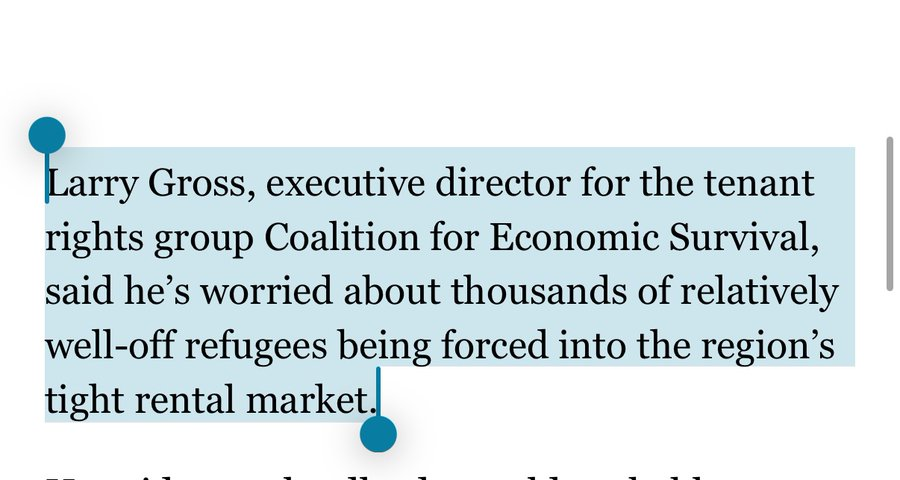 Not sure why Larry is concerned here, these folks can simply rent all of the "vacant luxury housing" that left-NIMBYs constantly and confidently inform me exists in the LA market.