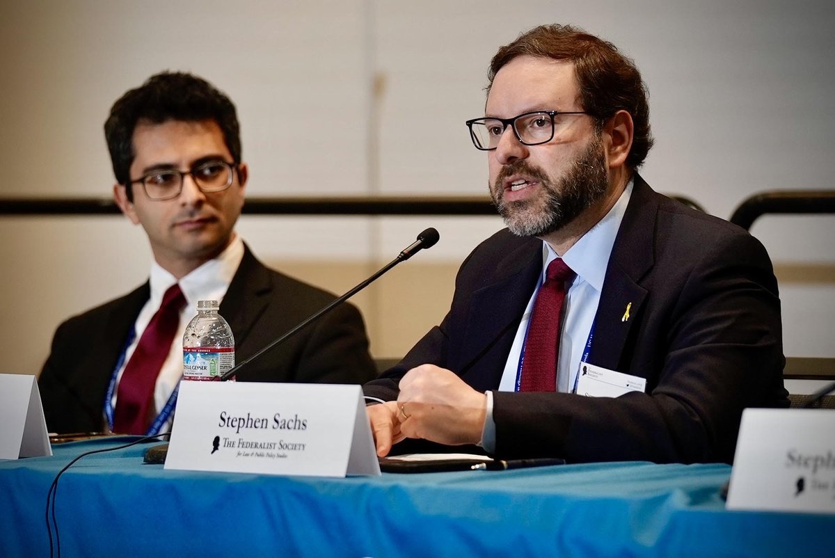 Federalist Society (@fedsoc) on Twitter photo Panelists join us at the 26th Annual Faculty Conference at #AALS2025 for a discussion on "Abortion Law After Dobbs."
Ft. <a href="/shbarclay/">Stephanie Hall Barclay</a>, <a href="/RRebouche/">Rachel Rebouche</a>, <a href="/StephenESachs/">Stephen E. Sachs</a>, <a href="/maryrziegler/">Mary Ziegler</a>, and <a href="/sherifgirgis/">Sherif Girgis</a> Panelists join us at the 26th Annual Faculty Conference at #AALS2025 for a discussion on "Abortion Law After Dobbs."
Ft. <a href="/shbarclay/">Stephanie Hall Barclay</a>, <a href="/RRebouche/">Rachel Rebouche</a>, <a href="/StephenESachs/">Stephen E. Sachs</a>, <a href="/maryrziegler/">Mary Ziegler</a>, and <a href="/sherifgirgis/">Sherif Girgis</a>