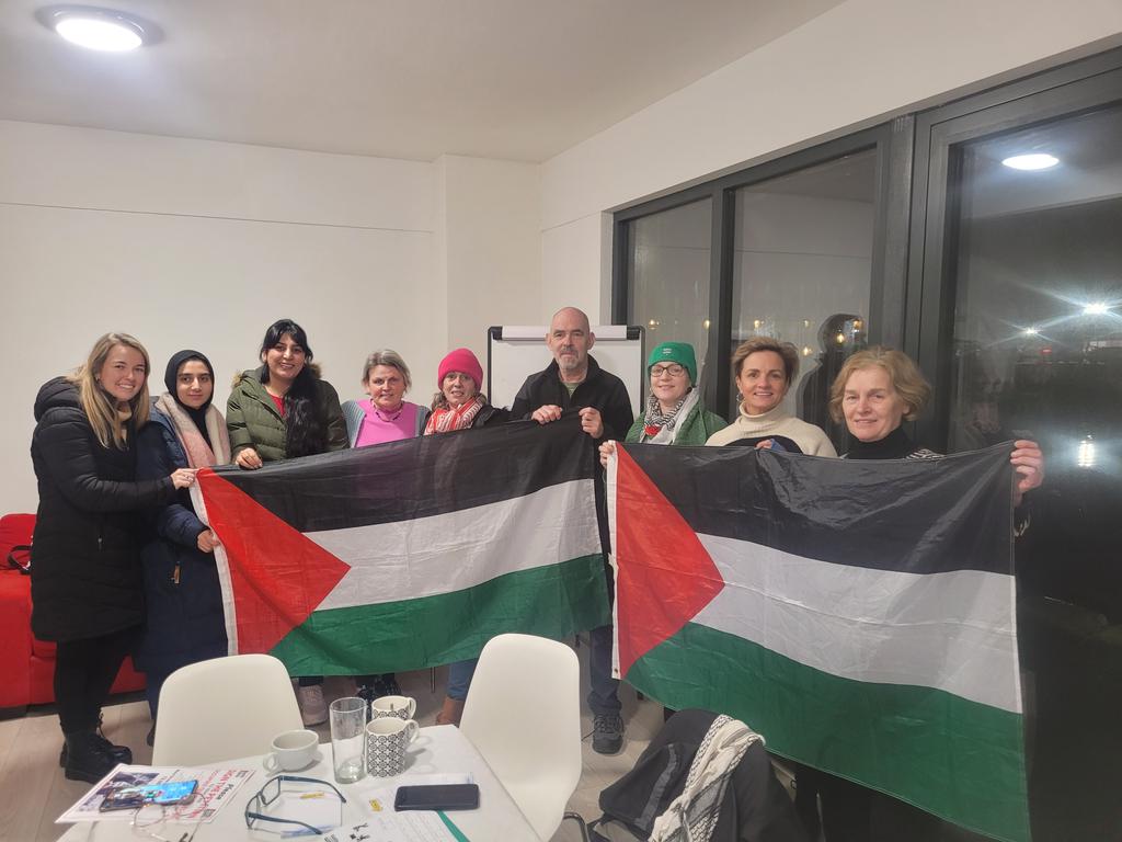 Hosted a #DroghedastandswithPalestine meeting last night. Big event(s) coming soon. So many inspiring active citizens coming together in solidarity with #Palestine is good for the soul. ❤