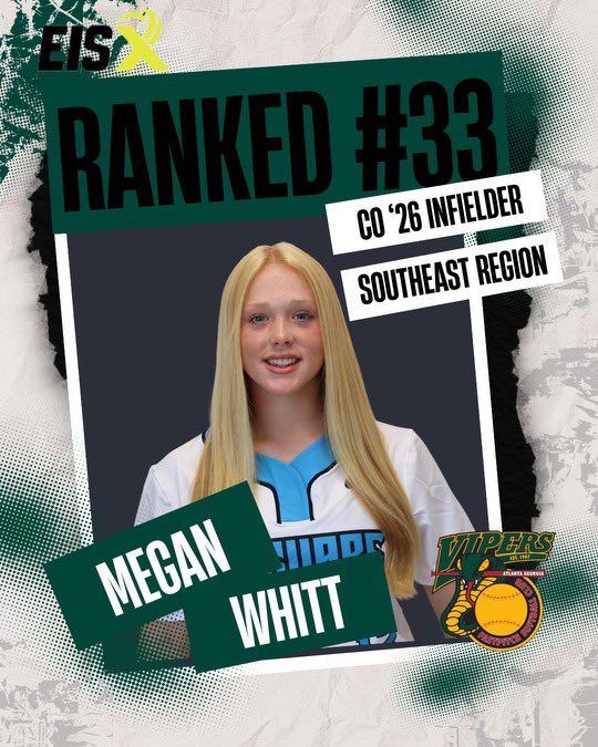 Megan Whitt 2026 (@meganwhitt2026) on Twitter photo Thank you <a href="/ExtraInningSB/">EXTRA INNING SOFTBALL</a> for the recognition! <a href="/Vipers08Vaughn/">Atlanta Vipers 08 - Vaughn</a> <a href="/thevipernation/">Atlanta Vipers Fastpitch</a> <a href="/SKG_Softball/">Seckinger Softball</a> Thank you <a href="/ExtraInningSB/">EXTRA INNING SOFTBALL</a> for the recognition! <a href="/Vipers08Vaughn/">Atlanta Vipers 08 - Vaughn</a> <a href="/thevipernation/">Atlanta Vipers Fastpitch</a> <a href="/SKG_Softball/">Seckinger Softball</a>
