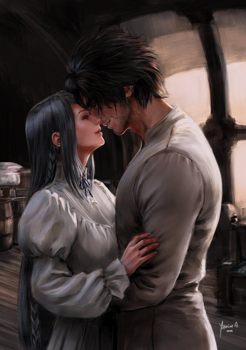 Here is my contribution to the <a href="/clijifanzine/">🔥Moongazers ❄️ - A Warfield Fanzine</a> released today!!!!
I'm beyond honored to be part of this project featuring such amazing artists and writers. Please check out everyone's work!
#warfield #cliji #ff16 #finalfantasyxvi #ffxvifanart