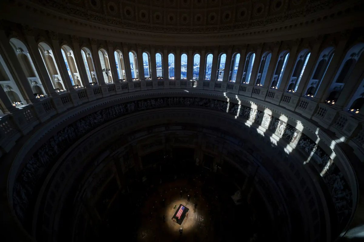 incredible shot of president carter in the capitol for the last time