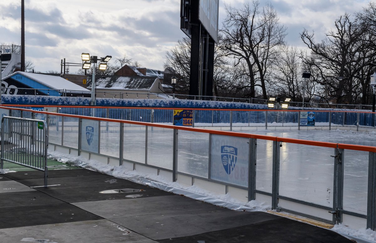 Today's the day! The Homewwod Ice Rink is officially open. jhu.edu/johns-hopkins-…

Operating through February 23, the Homewood Ice Rink is now open for free admission to JHU faculty, staff, and students seven days a week and special weekend access for the Baltimore community.