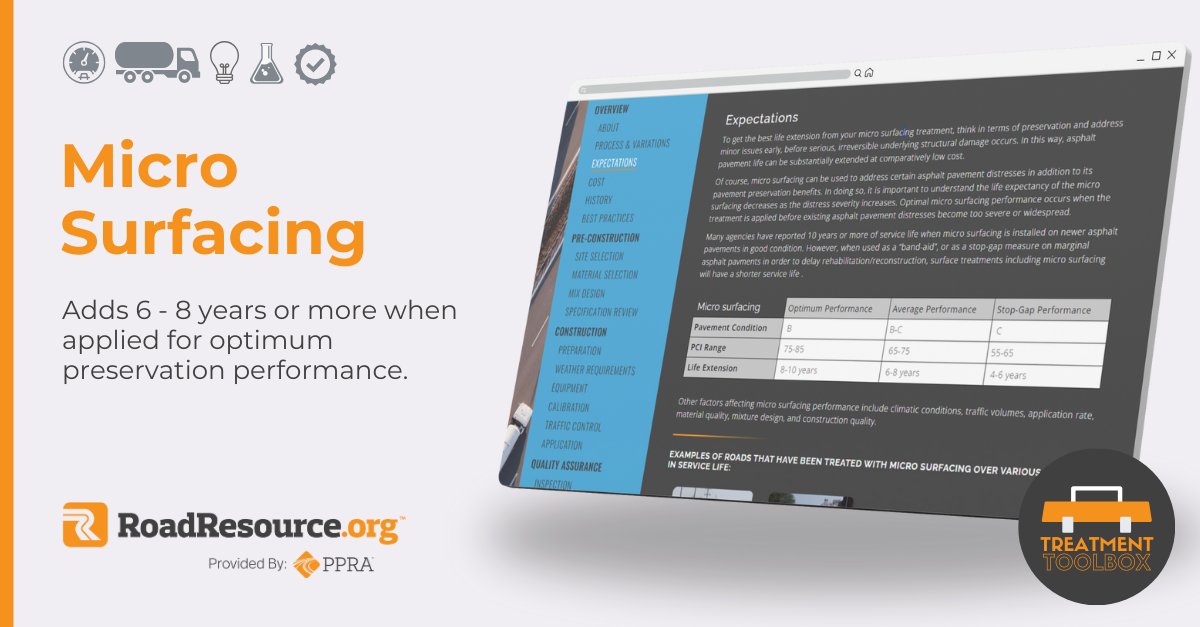 RoadResource's tweet image. Discover how micro surfacing can extend pavement life and improve road safety. Add it to your treatment toolbox today.

🚦 Have you seen the benefits of micro surfacing firsthand? roadresource.org/treatment_reso…

#MicroSurfacing #RoadSolutions