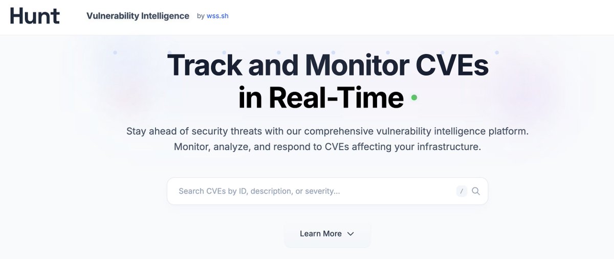 ITSecurityguard's tweet image. Made a simple dashboard to help track/search CVEs and security vulnerabilities in near real-time. No fancy stuff - just a clean interface to see what's burning in the security world right now. (it's Ivanti🙈) huntdb.com/cve/CVE-2025-0…)
huntdb.com
Feedback welcome!