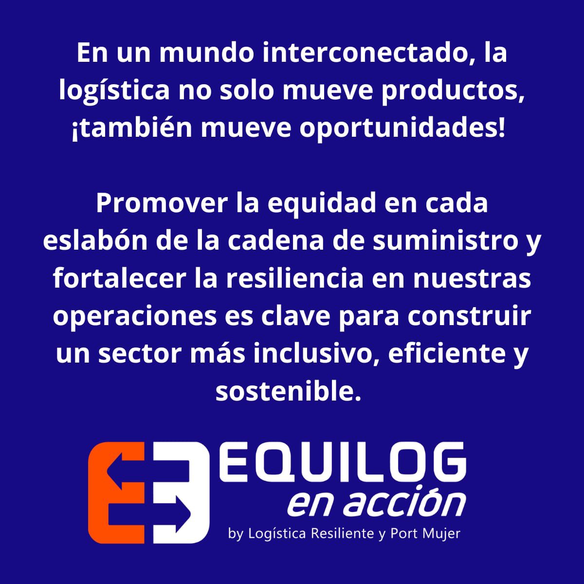 Les presentamos a EQUILOG, una marca que marca la diferencia en la cadena logística marítima y portuaria. Un proyecto que nace de la alianza entre <a href="/ComunicacionKL/">KL Comunicaciones</a> y Portmujer , diseñado para impulsar la equidad de género, la resiliencia e innovación en el sector logístico.