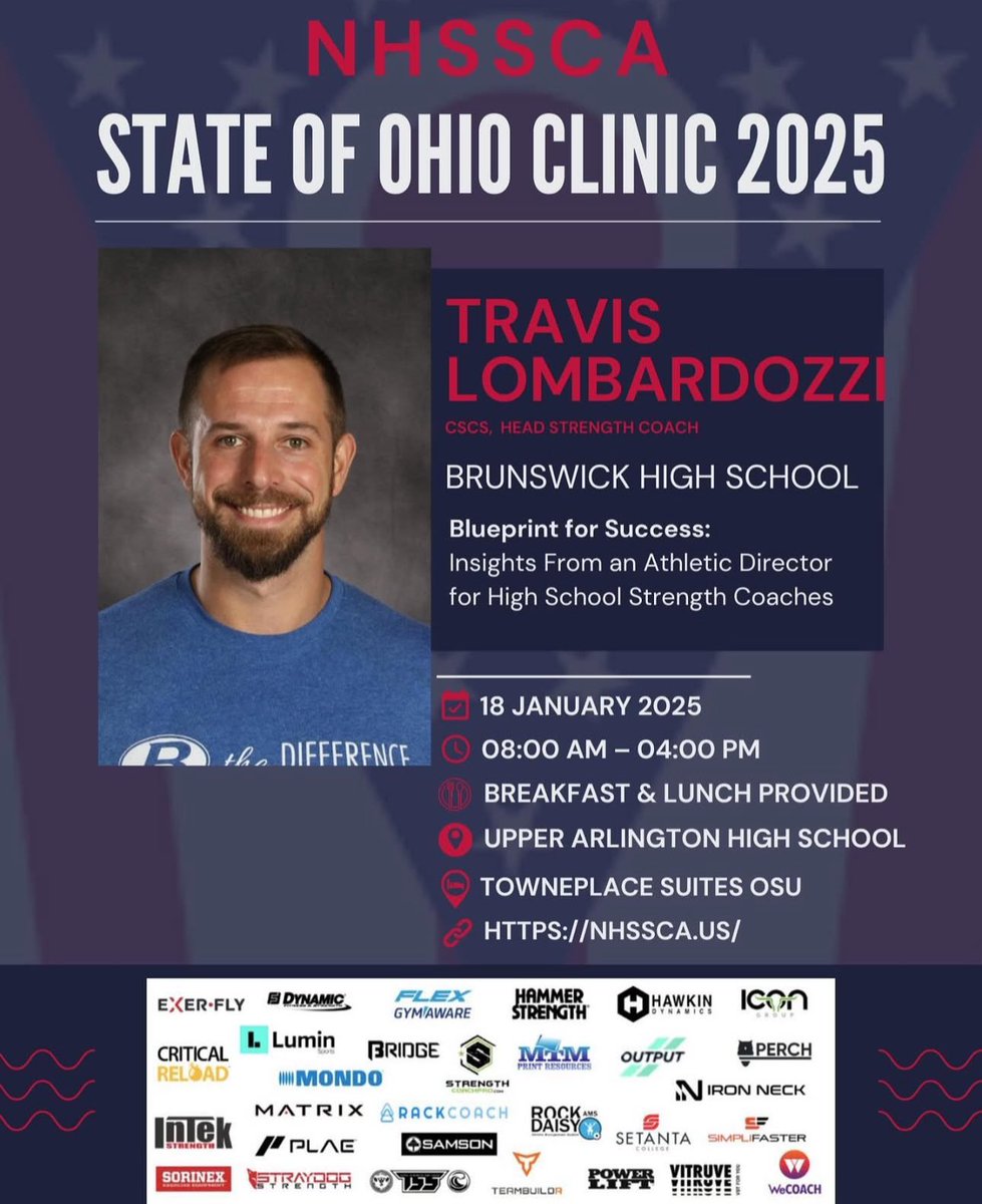 Speaker introduction #4!

Coach Lombardozzi will be teaming up with his athletic director, Jim Kovi, to learn how their collaboration and teamwork has led to a thriving athletic performance program, while simultaneously learning how you can do the same.

@nhssca 
#nhsscafamily