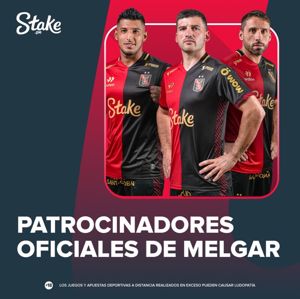 Estamos muy emocionados de anunciar que seremos el nuevo Main Sponsor de FBC Melgar 🔴⚫️

Estamos listos para acompañar al "León del Sur" 🦁 en cada paso hacia la gloria 🤝🏻 

Regístrate en Stake.pe utilizando el código DOMINO y recibe una freebet de S/20 para jugar