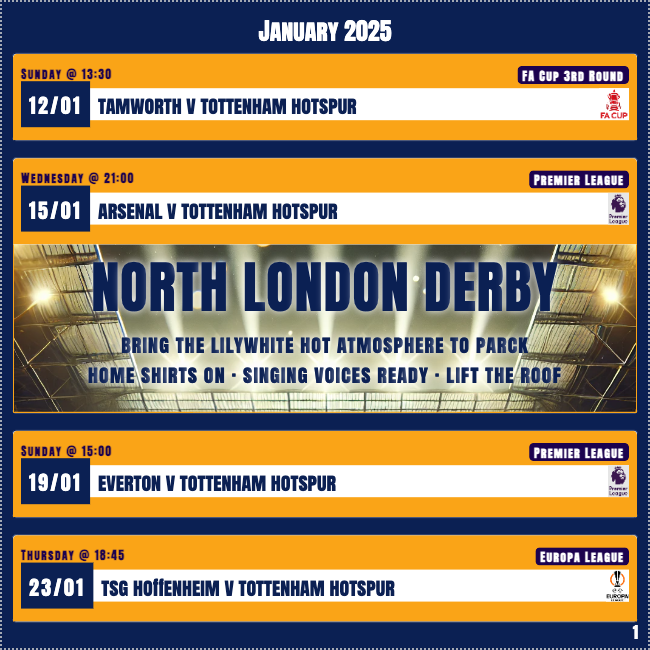 AmsterdamSpurs's tweet photo. FA Cup 3rd Round: Tamworth will give it a go, but Spurs should have too much quality for any drama. We'll be watching on Sunday, k/o 13:30 local time at Café Parck. Let’s get it done and march into the NLD on Wednesday with our tails up. #COYS https://t.co/sNIKZOADcL