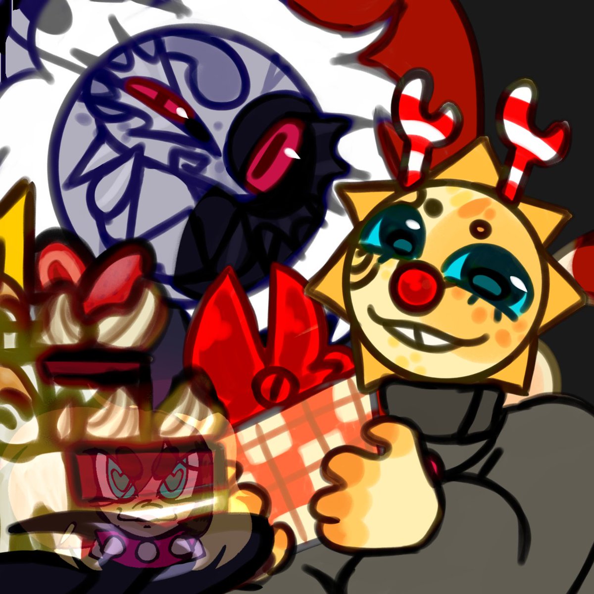 b71026's tweet photo. A year! It's been a year !?

Vamp moon belongs to @/ShibiiChi X3 https://t.co/LvSiShRp6D