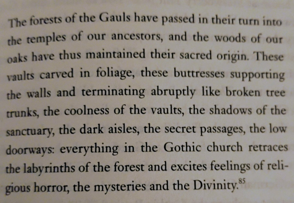 WolfgangHutter2's tweet image. Chateaubriand on the appeal of the &quot;Gothic&quot; that lies in its relationship to history, nature, and identity.