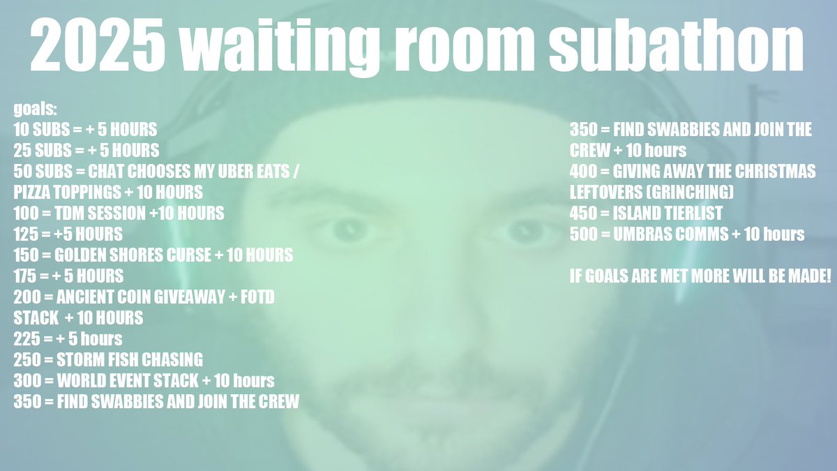 STARTING TOMORROW NIGHT