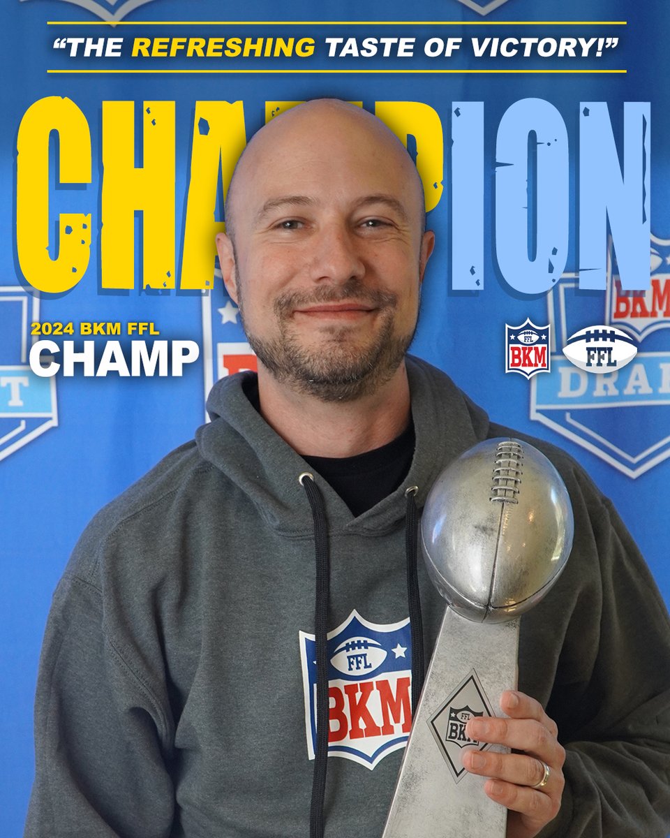 BREAKING NEWS! Jared Mostoller is the 2024 BKM Fantasy Football Champion! #FantasyFootball