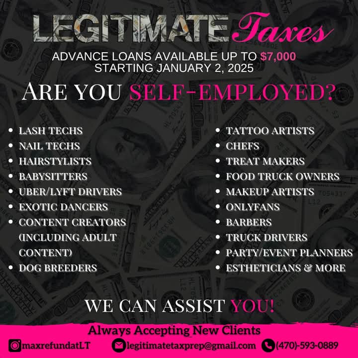 iamthegrinddoll's tweet image. #fyp #taxseason2025 #taxpreparationservices #taxpreparer #taxprofessional #taxplanning #taxrefund #taxpreparation #taxpro #taxseason #maximumrefund #selfemployed #businesstaxes #personaltaxes #acceptingnewclients #selfemployed #selfemployedtaxes #taxreturn #incometax #taxes