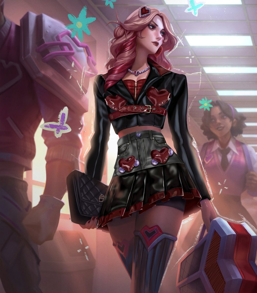 Heartthrob cait matching with vi #CaitlynKiramman #LoL #fanart #Caitvi