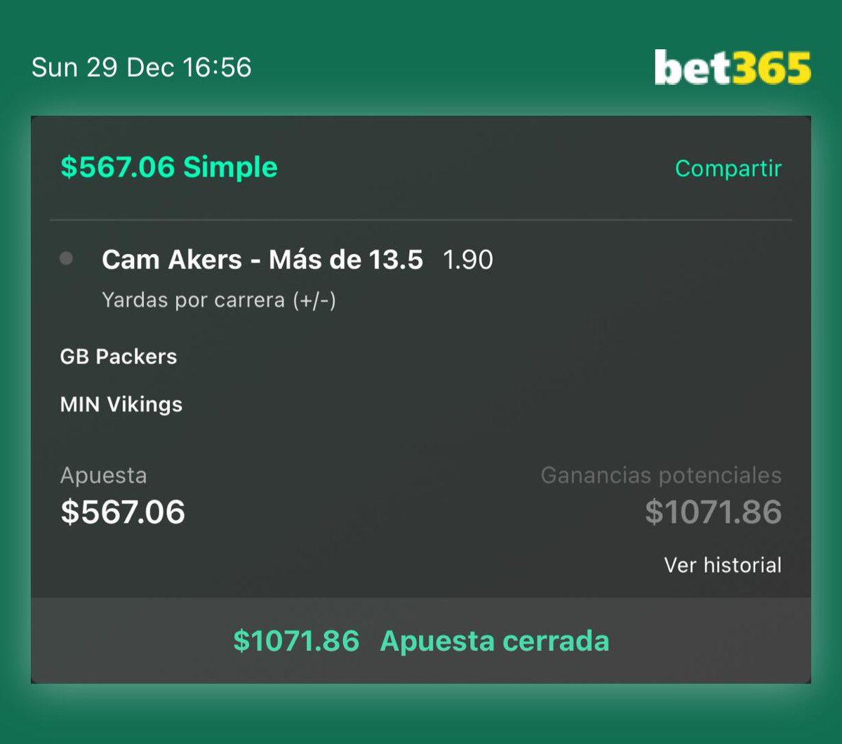 jjbetsplay's tweet photo. PASO 2 ✅🤑💵

Tres días y ya tenemos 2100 pesos de ganancia con TAN SOLO 300 pesos invertidos 

Paso 3 🪜? Que se vea el apoyo para terminar verdes 🎄🎄🎄🎄🎄🎄🎄

938,939,939 🔁❤️ https://t.co/HhwrTFPBP4