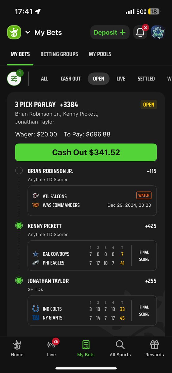 SilexFPS's tweet image. Chat do I cash out or let it ride? The falcons have only allowed 4 rushing touchdowns and 5 receiving touchdowns by RBs this year, for a total of 9 RB touchdowns. Thoughts?