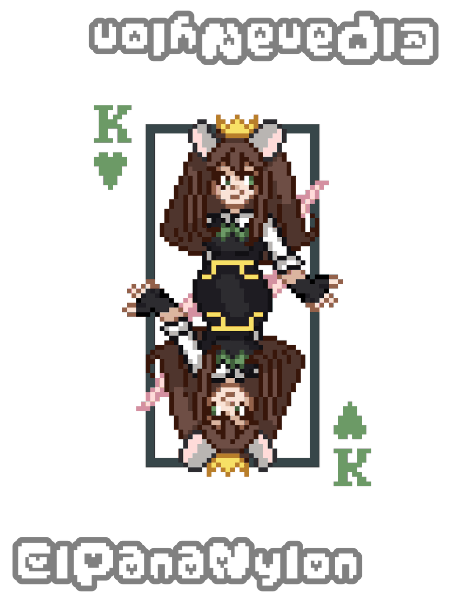 ElPanaNylon's tweet photo. buenas! me animé a hacer a la cuki como una carta de balatro mientras veía la última descononoche, espero que les guste
para:@cukizilla
#fanart #art #pixelartist #Balatro #pixelart #8bita #digitalart #arte #drawing #draw #arte #meme #cukistream #descononoche #adios2016 https://t.co/wBhAyhp4uG