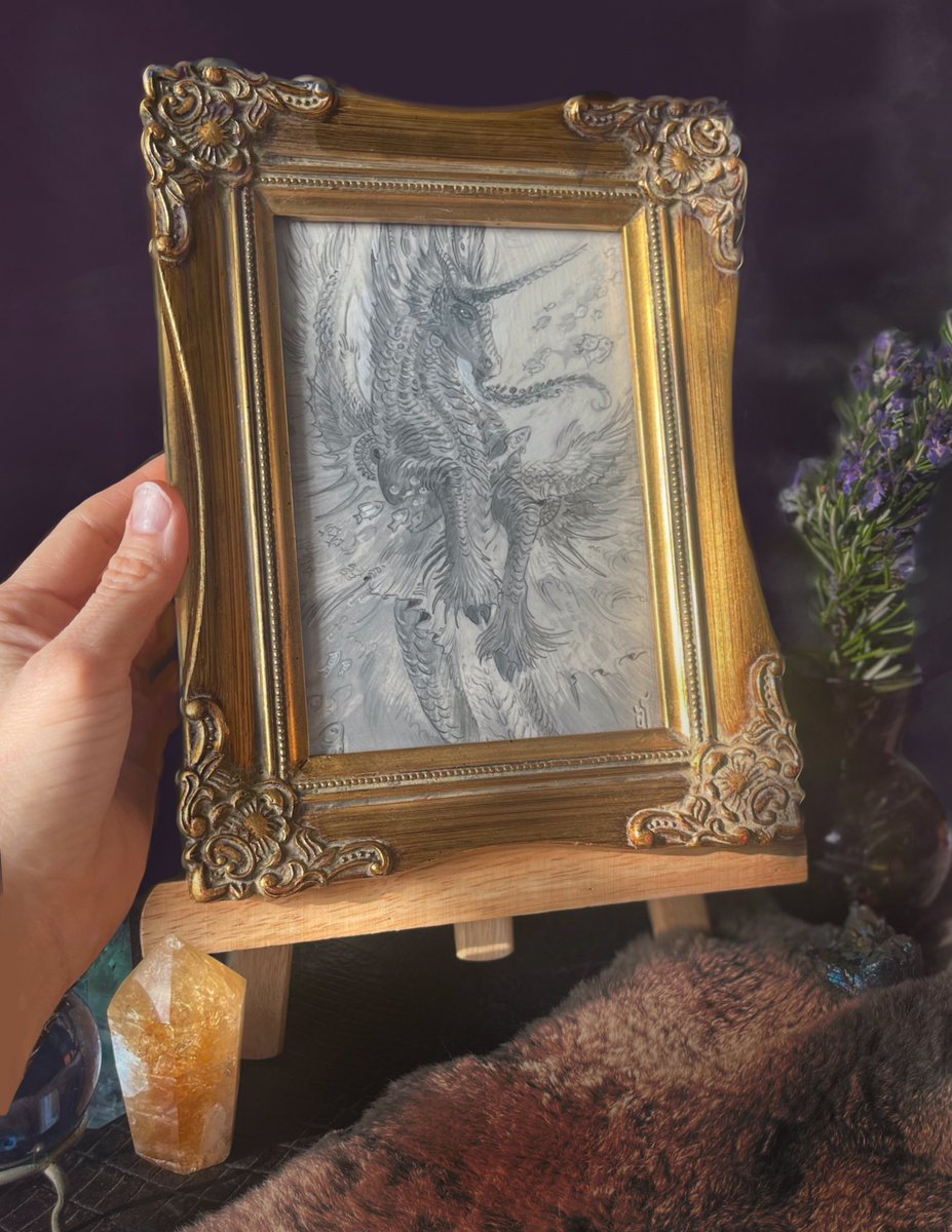 April Solomon (@aprildragonlady) on Twitter photo My latest original pencil drawing titled “Winged Unicorn Kelpie” now available to collect on <a href="/everydayorig/">Every Day Original</a>
#Pencildrawing #unicorn #originalartwork My latest original pencil drawing titled “Winged Unicorn Kelpie” now available to collect on <a href="/everydayorig/">Every Day Original</a>
#Pencildrawing #unicorn #originalartwork