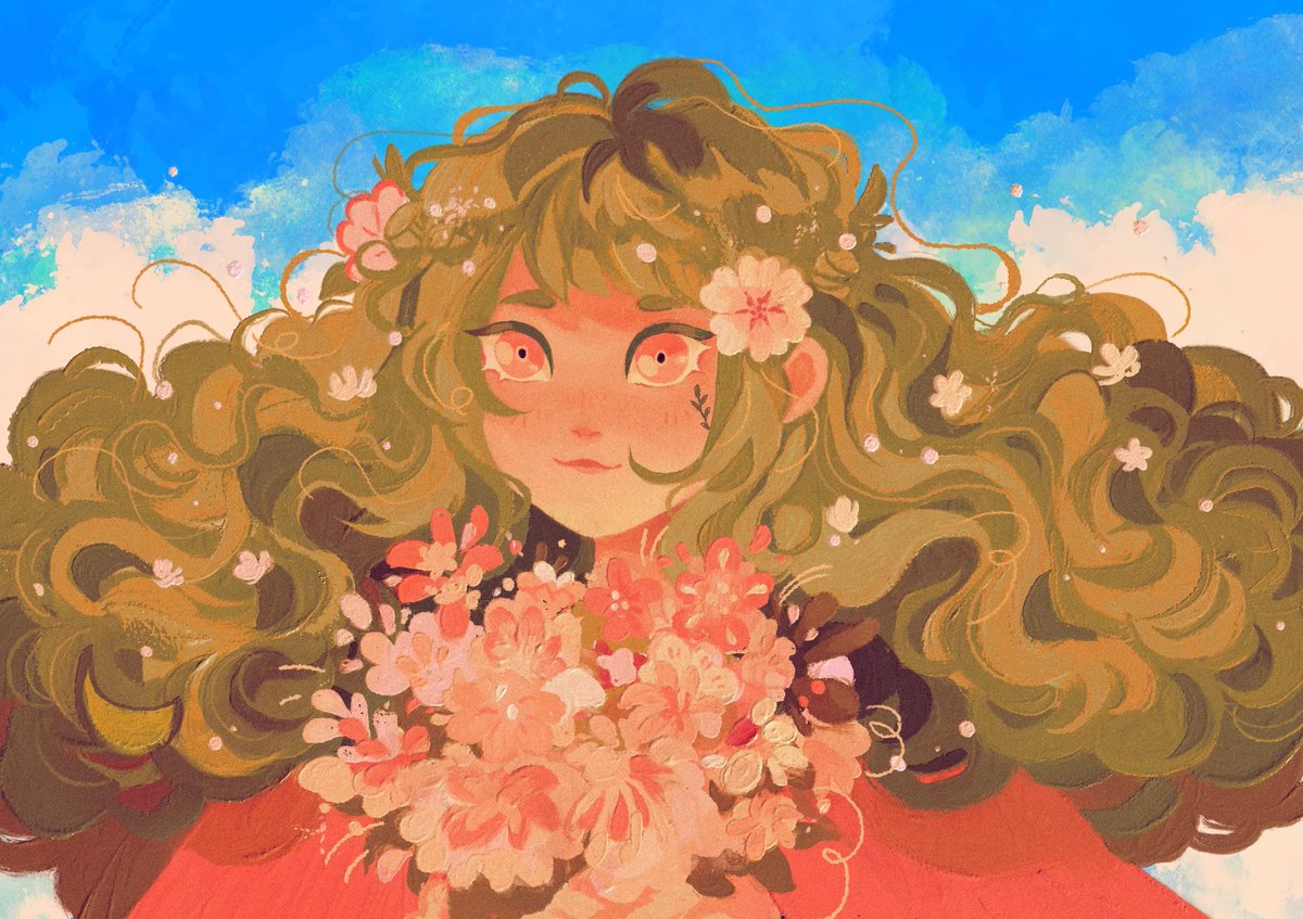 "With all the tenderness in this world, she helps the flowers grow."

only 6 editions left 😣💚 0.02 $ETH on <a href="/sealed_art/">Sealed</a> !