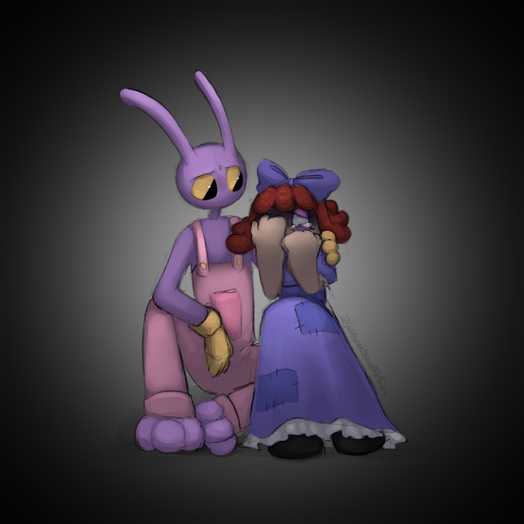 jwntwafflefries's tweet photo. Bunnydoll Week 2024
Day 7: Hurt/Comfort
#tadc #bunnydoll #bunnydollweek2024 https://t.co/ezaitg4YuM